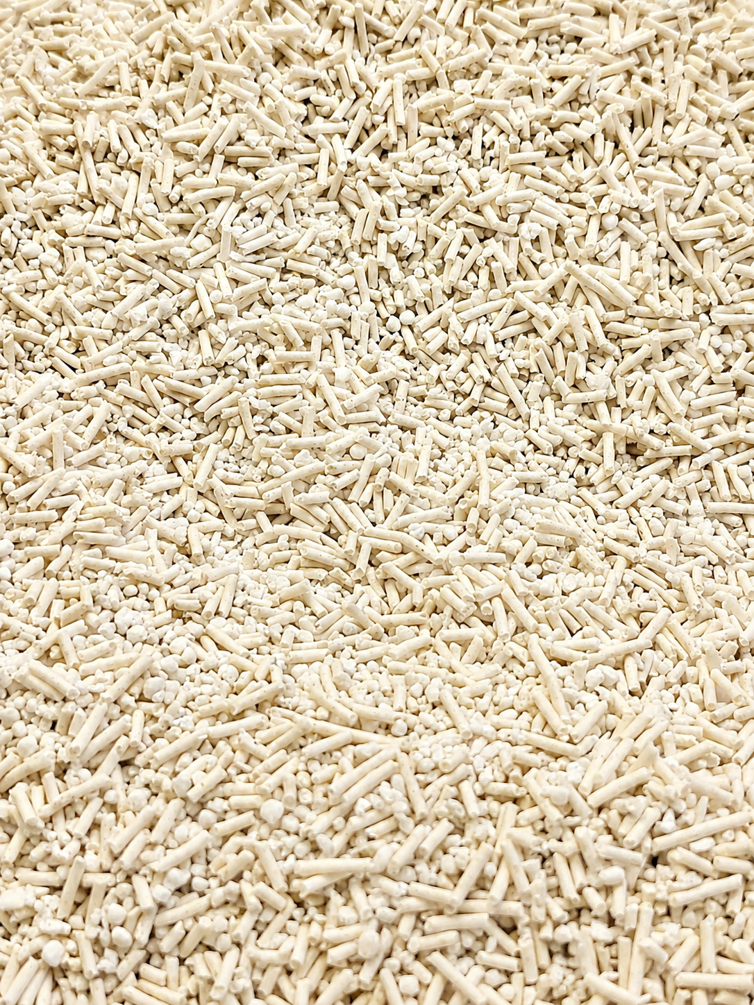 Close-up of huloo huloo tofu litter pellets